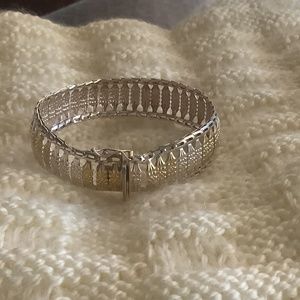 Bi-Color Silver Bracelet
